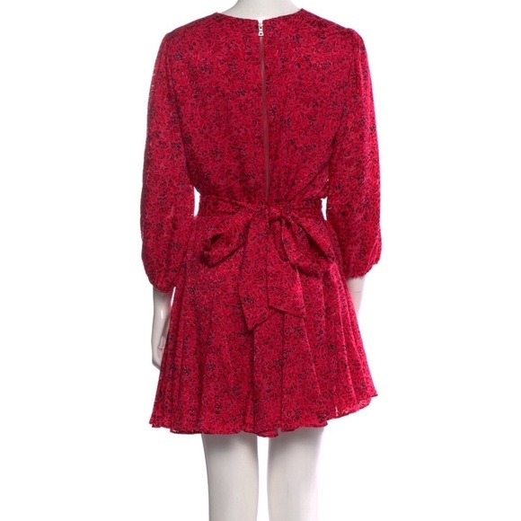 Alice + Olivia Women’s Floral Print Mini Dress Ruffle Flowy Size 2 - Picture 6 of 6